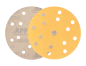 Preview: K555 - Yellow sanding disc, 14+1 hole pattern, Ø 150mm; P 40